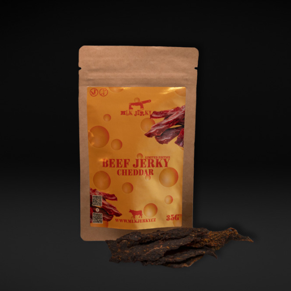 Hovězí MLKJERKY s příchutí Cheddar - Množství: 35g